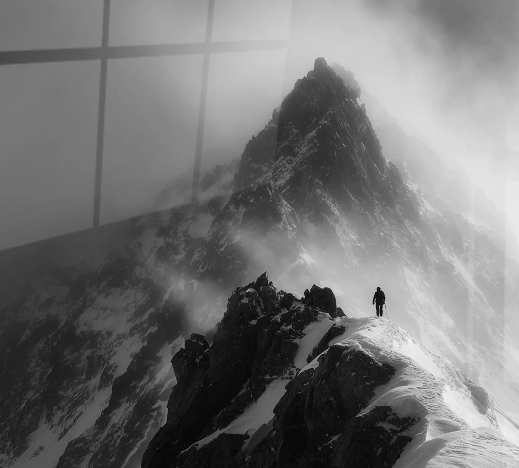 Tableau format carré Noir et Blanc