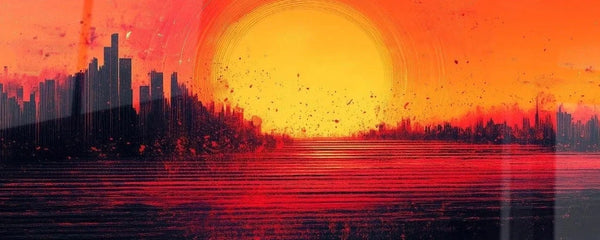 New York Sunset Wall Art