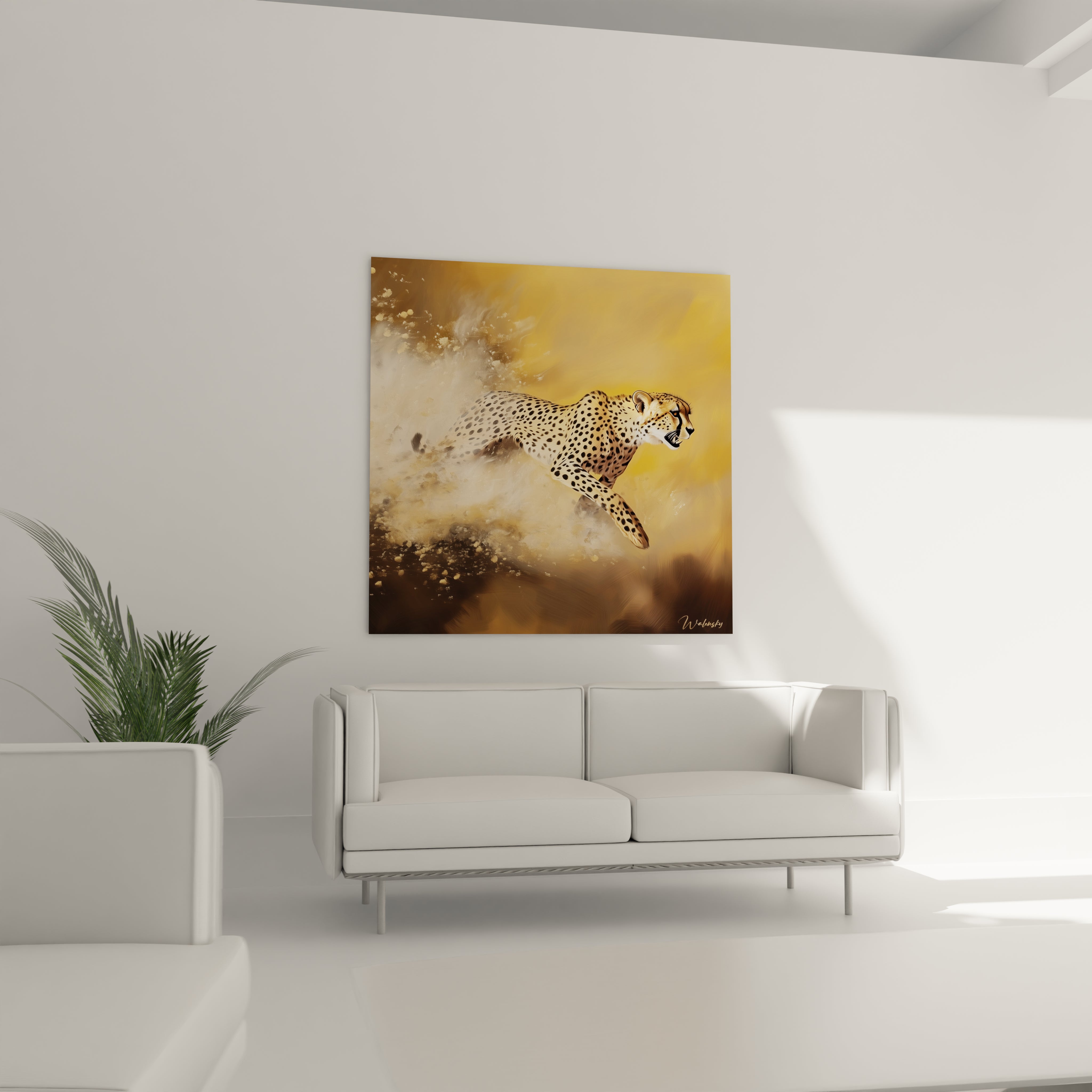 Tableau Guépard Souffle de vélocité - édition guépard