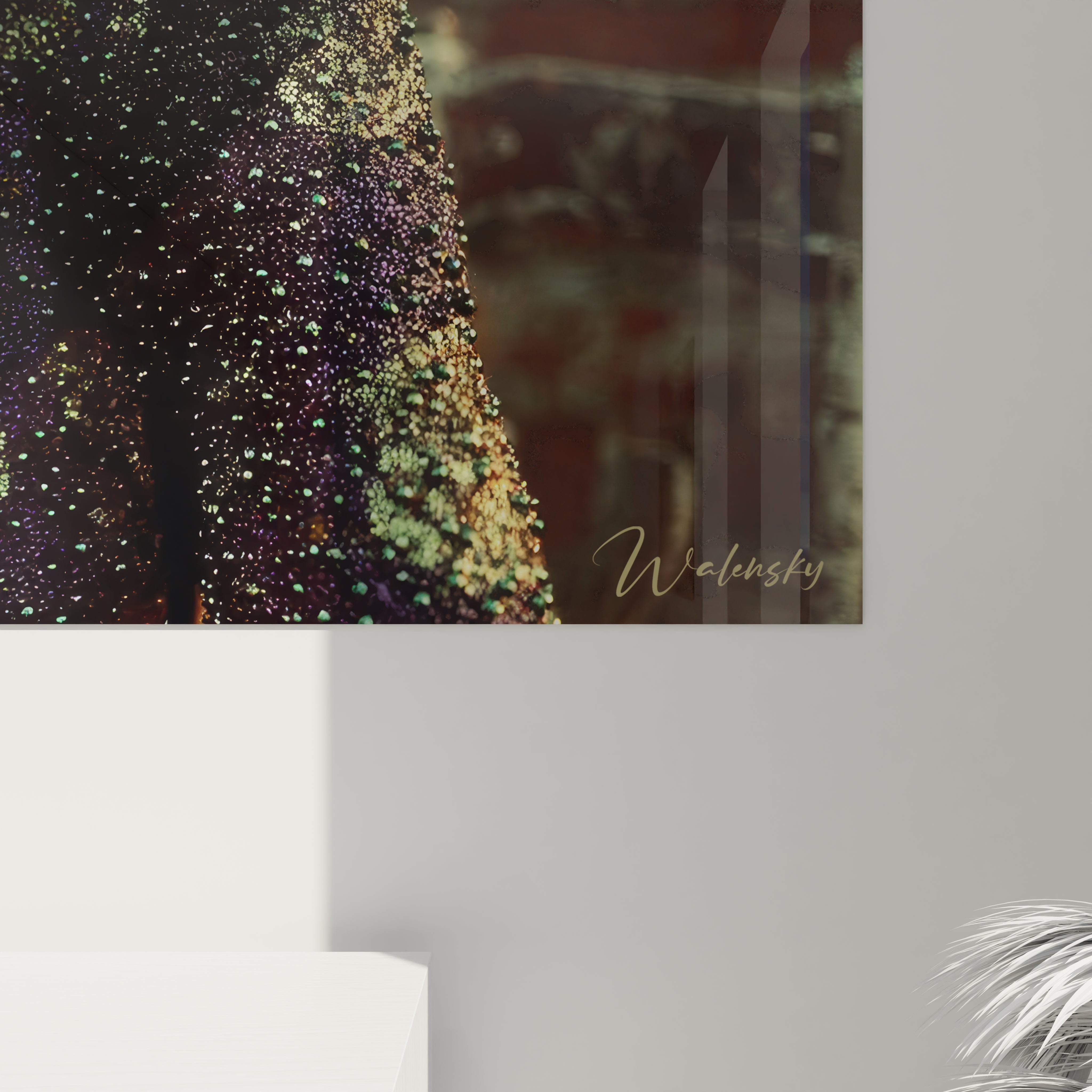 Tableau femme luxe de Walensky avec des éclats brillants et un design élégant pour décoration intérieure