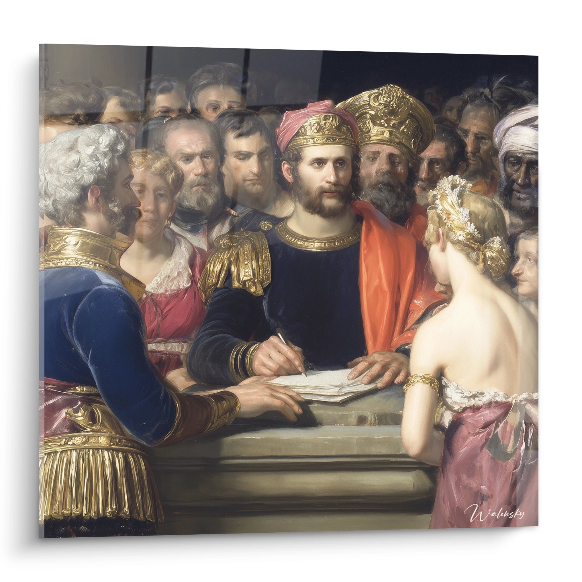 Tableau Empereur Couronne Dorée - édition néo classique