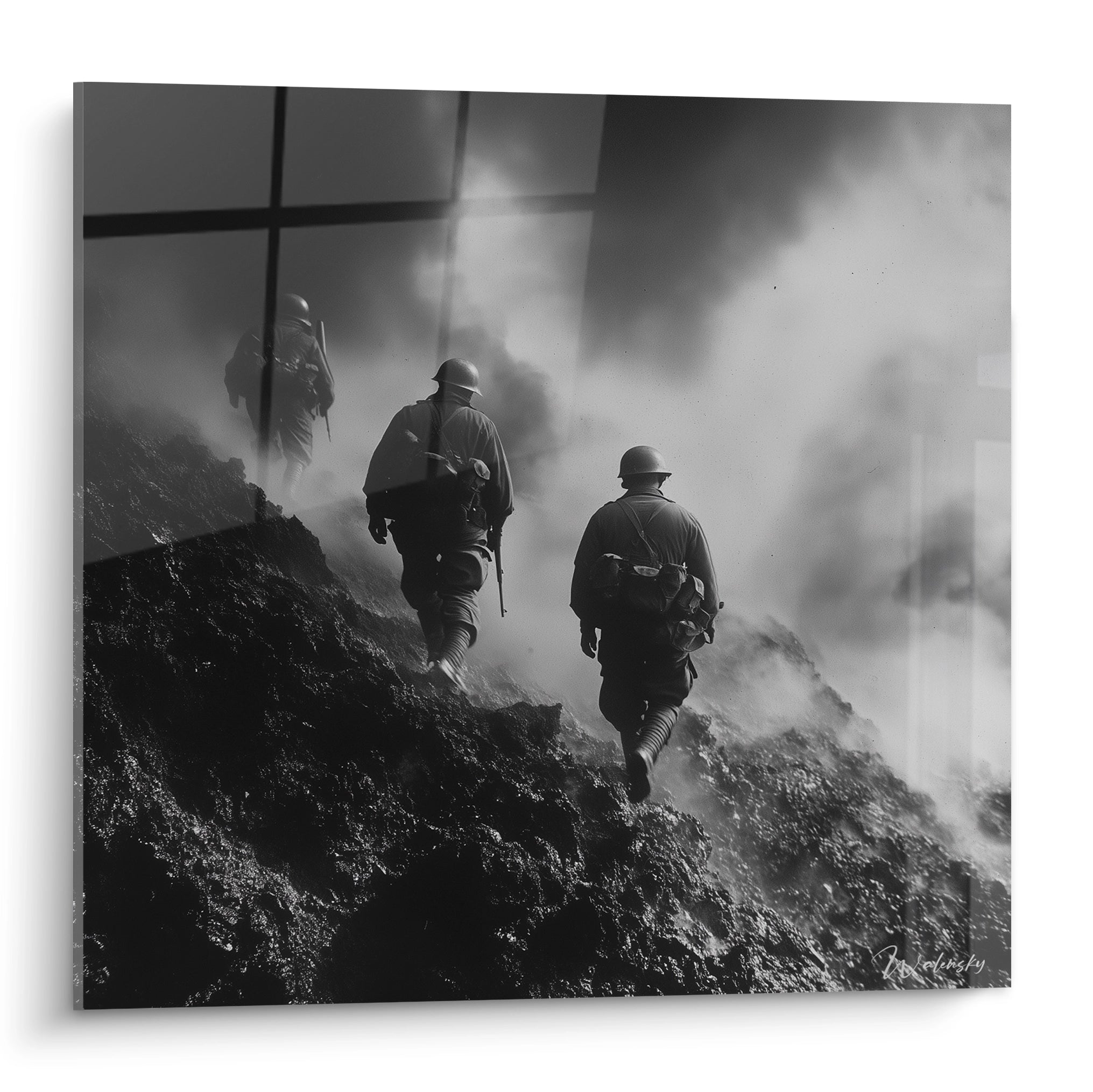 Tableau Soldats Marche Fantôme - édition deuxième guerre mondiale