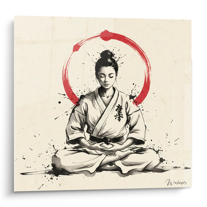 Tabella Meditazione Karate - Serenità del Guerriero - Edizione Karate