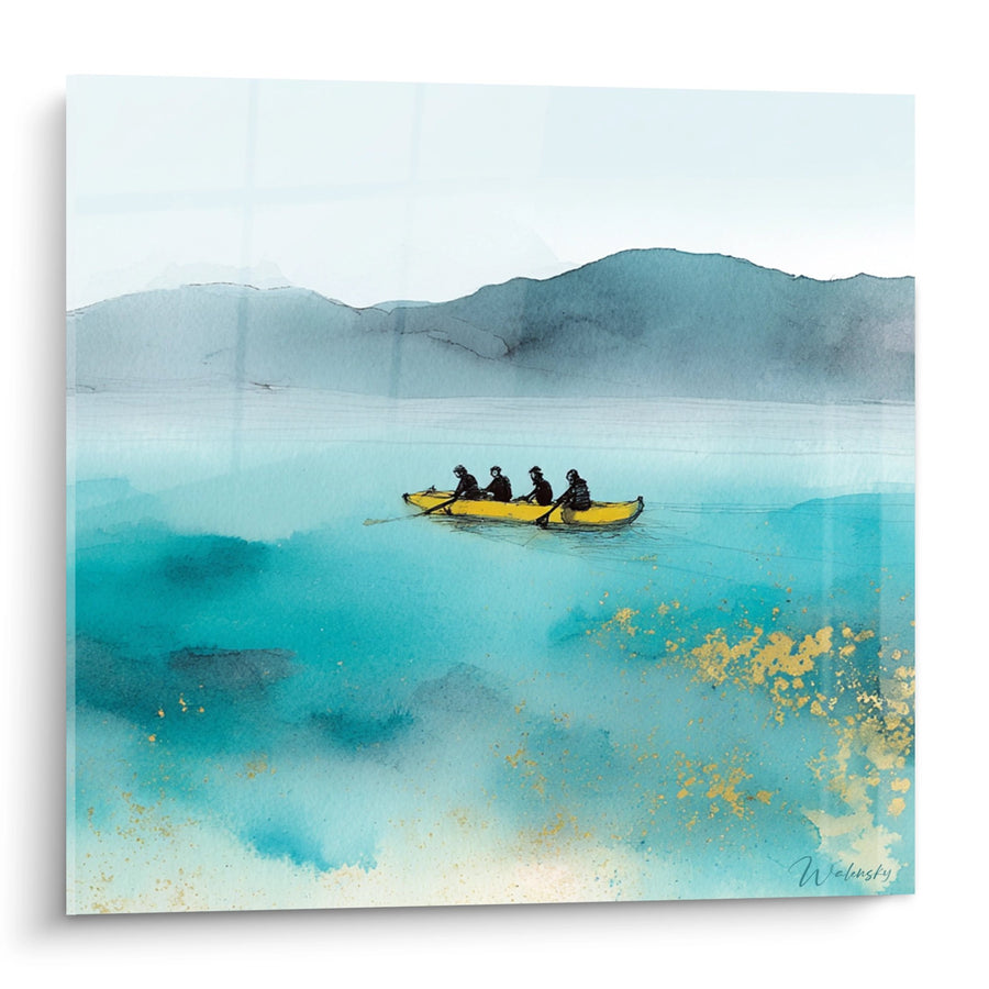 Tableau Rafting en Eaux Turquoise - Aventure Aquatique - Edition Rafting