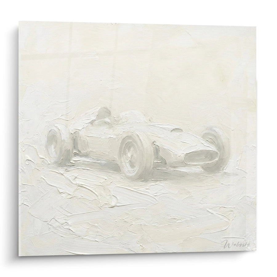 Tableau Monoplace Racing Blanche - Vitesse Pure - Edition Formule 1