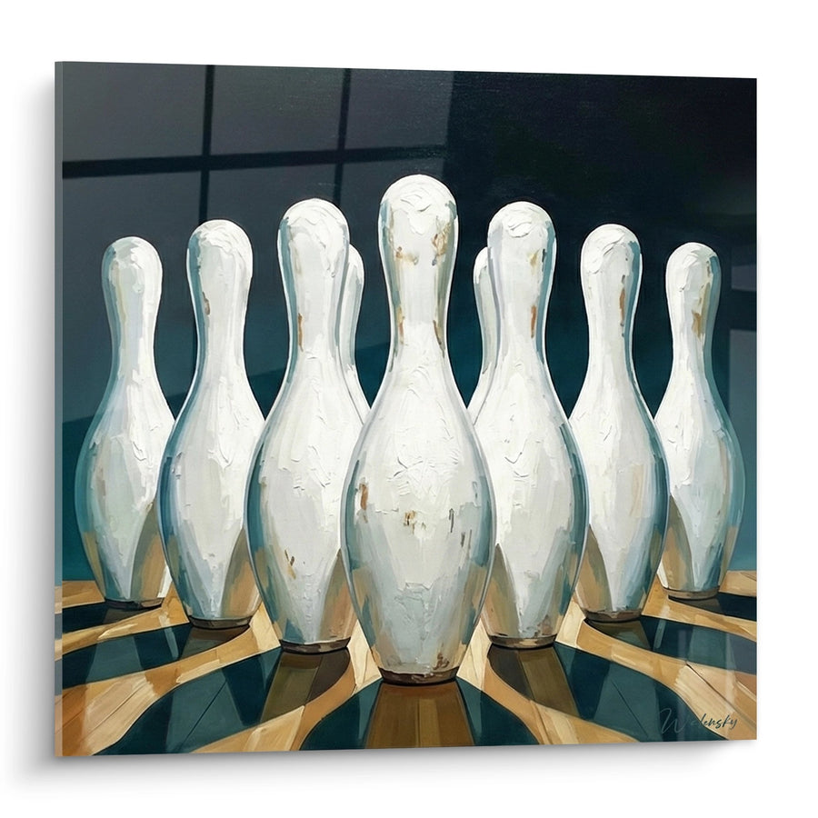 Tableau Quilles de Bowling - Strike Parfait - Edition bowling