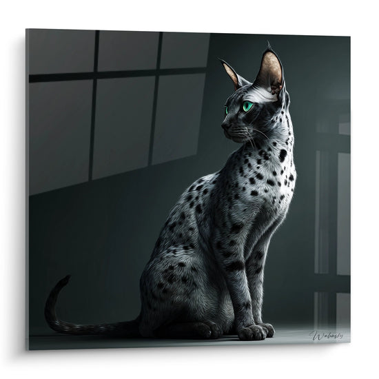 Tabella Chat Mau Egiziano Elegante - Maestà Felina - Edizione chat Mau Egiziano