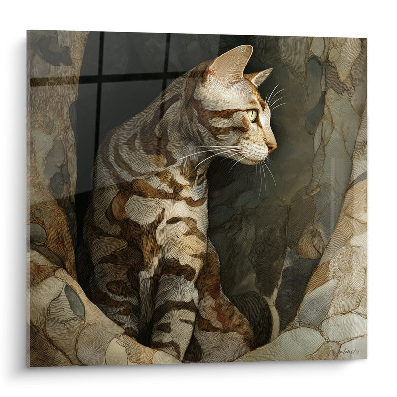 Tabella Chat Sokoke Contemplativo - Serenità Felina - Edizione gatto Sokoke