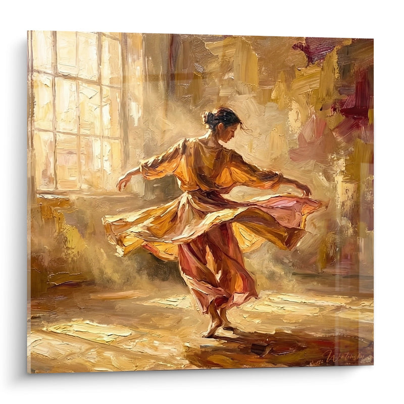 Tableau Danseuse Flamenco - Passion Dorée - Edition Danse