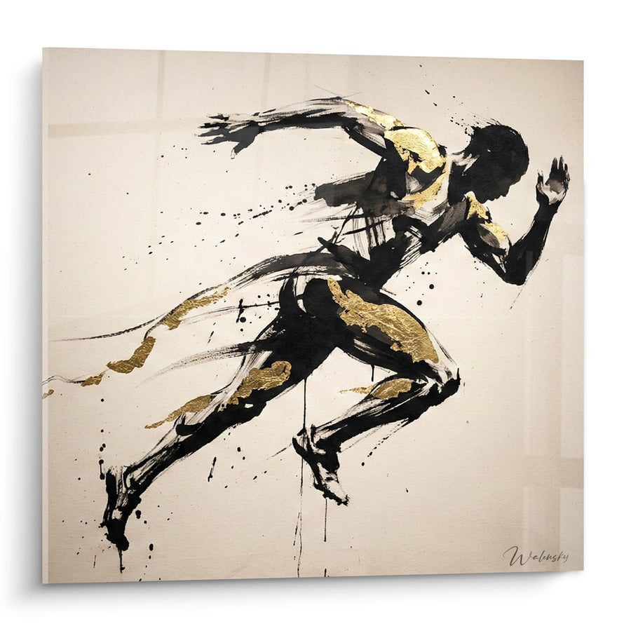 Tableau Coureur Sprint - Élan Dynamique - Edition Athlétisme