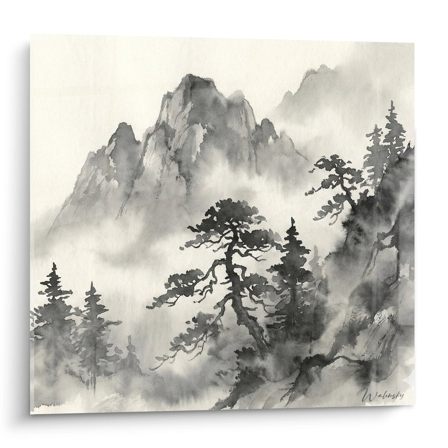 Tableau Paysage Montagneux - Brouillard Alpestre - Edition Les Alpes