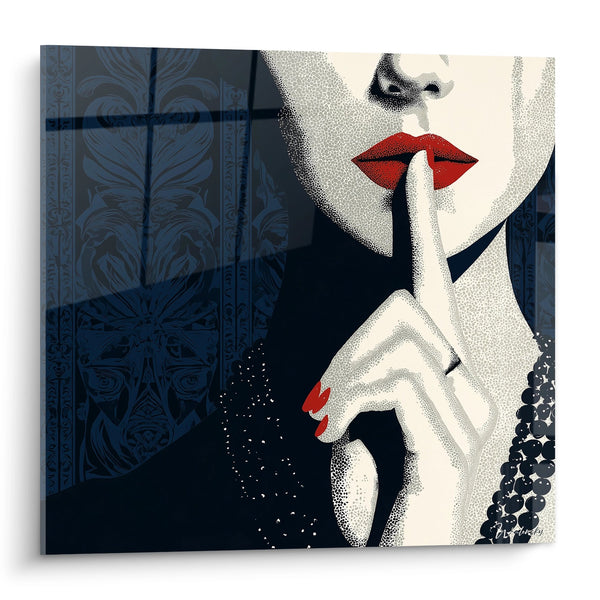 Tableau Donna Misteriosa - Silenzio Elegante - Edizione Art Déco
