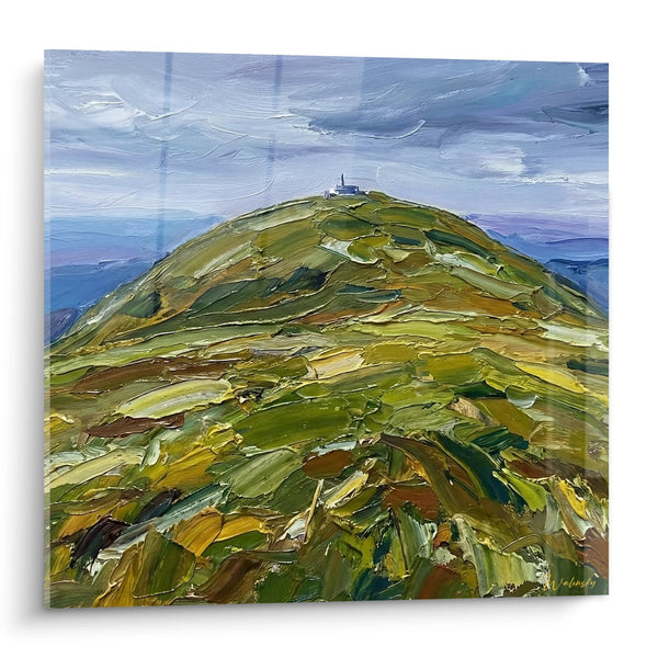 Mountain Landscape Painting - Hill of Thousand Shades - Alsace Edition