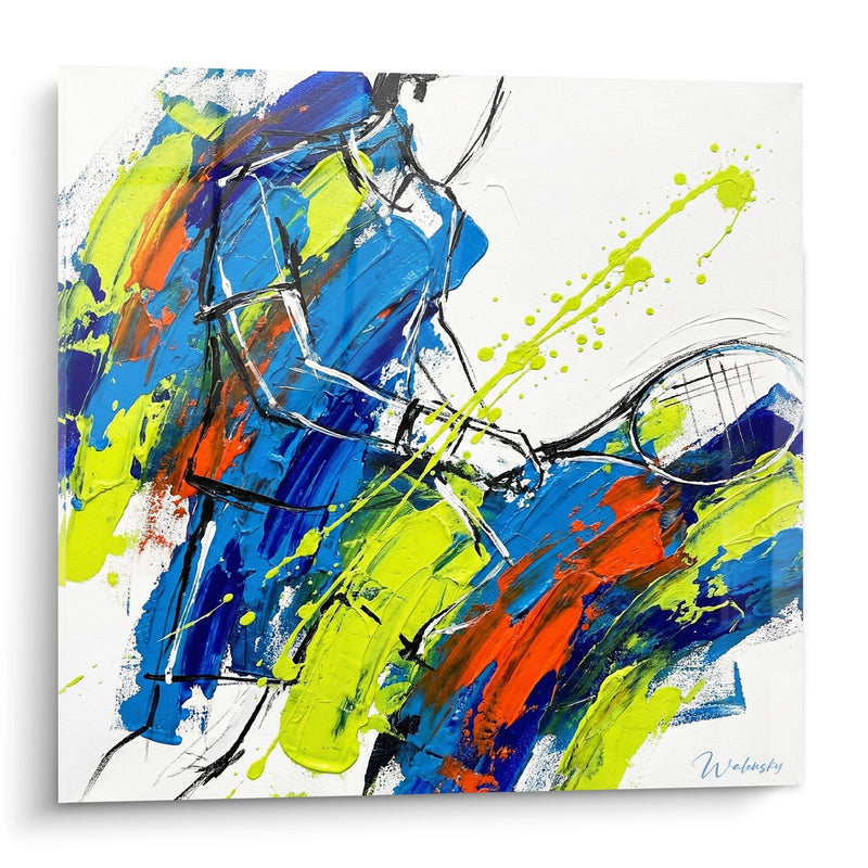 Tavolo da tennis astratto - Energia pura - Edizione tennis
