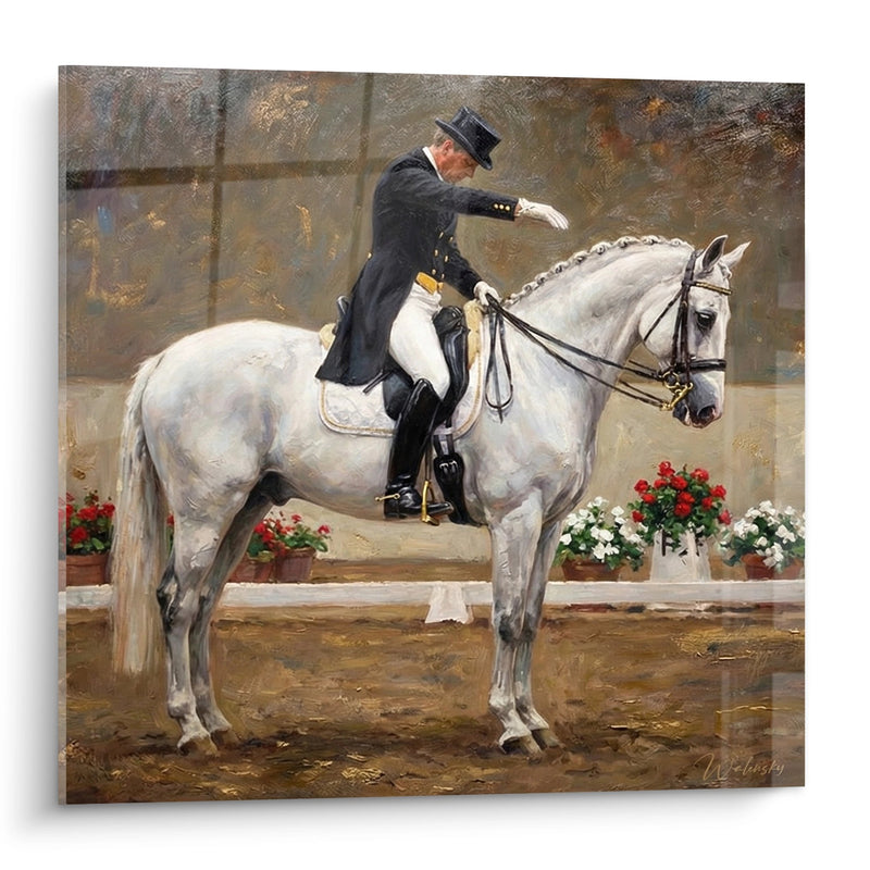 Vestito da dressage Tableau Cheval Blanc - Eleganza equestre - Edizione equitazione