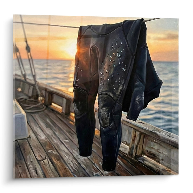 Tableau Combinaison de Plongée - Retour à la Surface - Edition plongée sous-marine