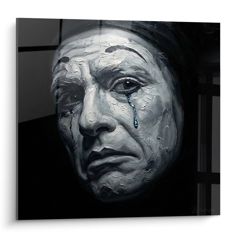 Sad Clown Painting - Silent Tears - Circus Edition