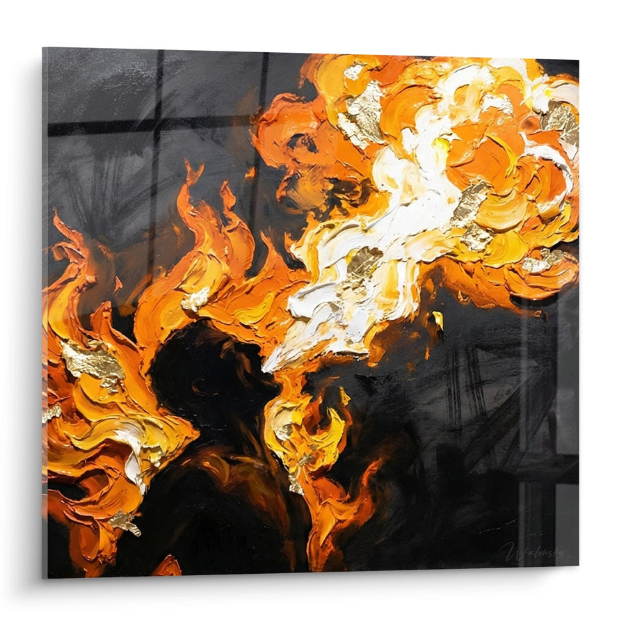 Tableau Flammes Artistiques - Brasier de Passion - Edition Cirque