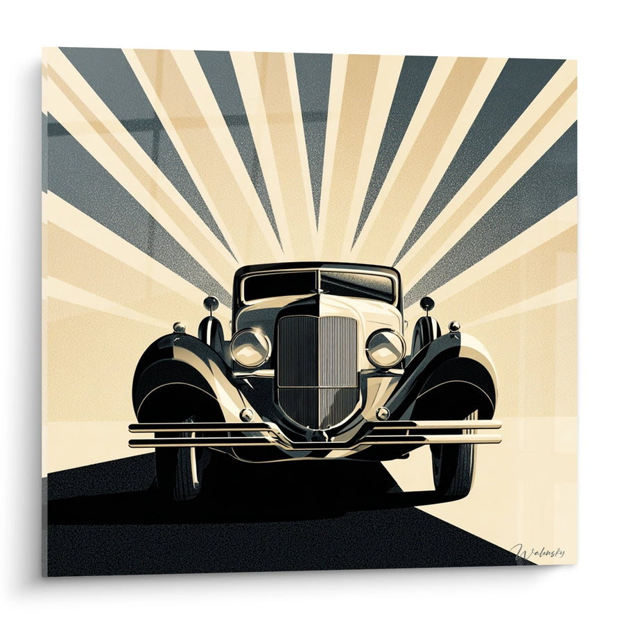 Tableau Voiture Vintage - Automobile Art Déco - Edition Art déco