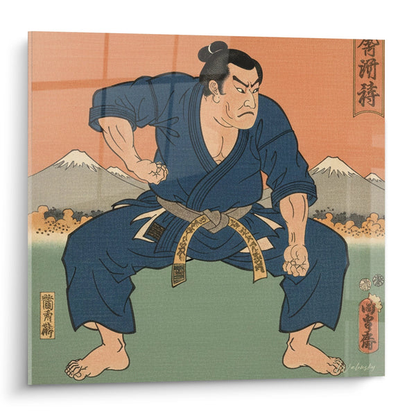 Cuadro Samurái Ukiyo-e - Guerrero Tradicional Japonés - Edición Karat&eacute;