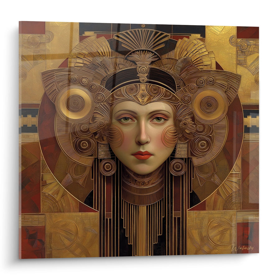 Tableau Déesse Art Déco - Splendeur Dorée - Edition Art déco