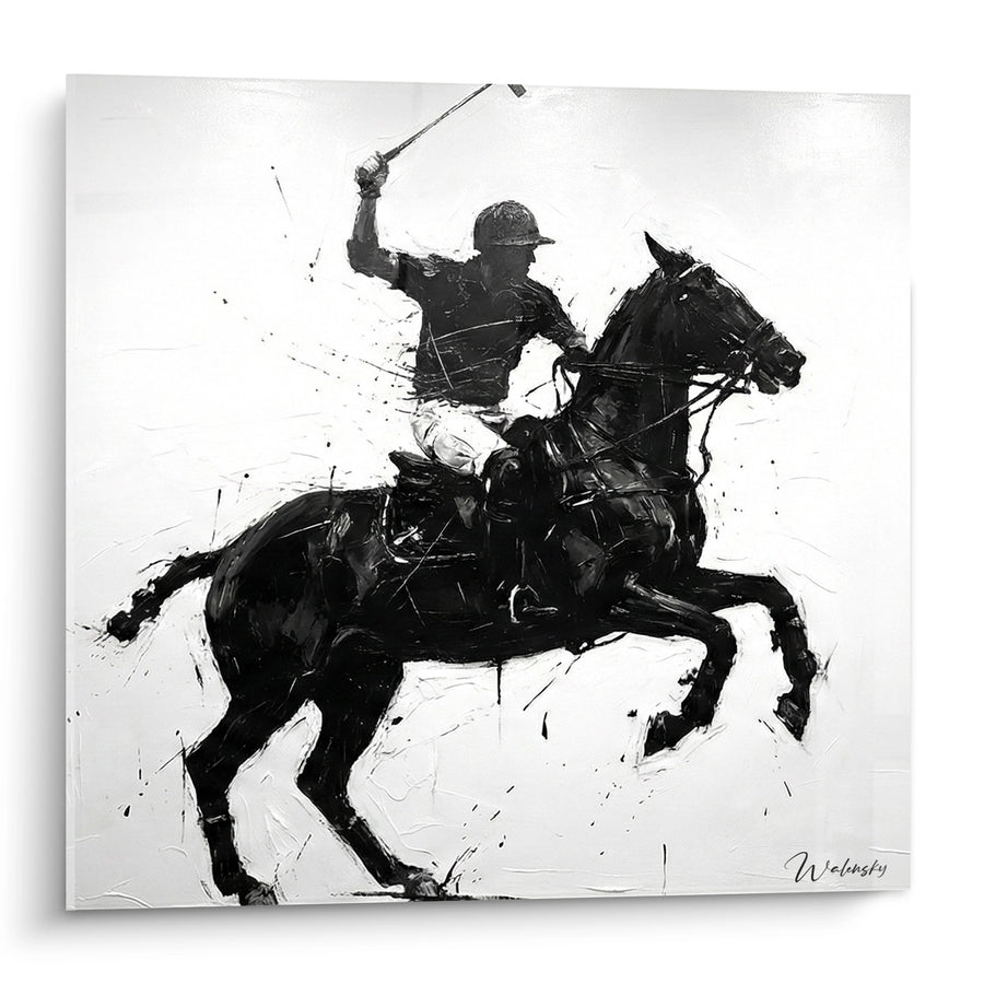 Tableau Joueur de Polo - Action Dynamique - Edition Polo
