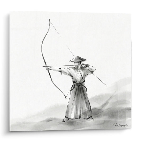 Tableau Archer Samurai - Art Martial Traditionnel - Edition Tir à l'arc