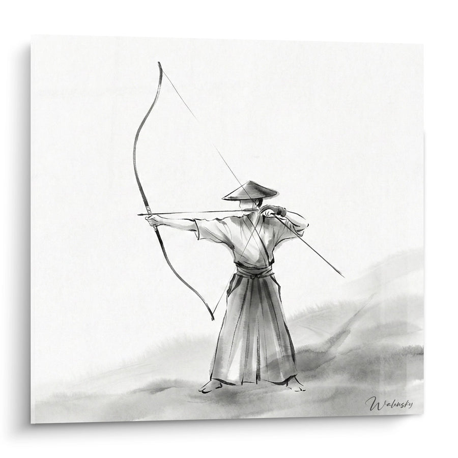 Tableau Archer Samurai - Art Martial Traditionnel - Edition Tir à l'arc