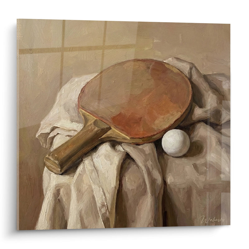 Still Life Ping Pong Racket Wall Art - The Art of Sport - Ping Pong Edition