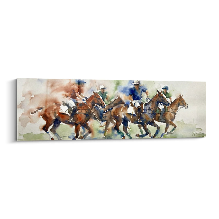 Tableau Polo Aquarelle - Match Intense - Edition Polo