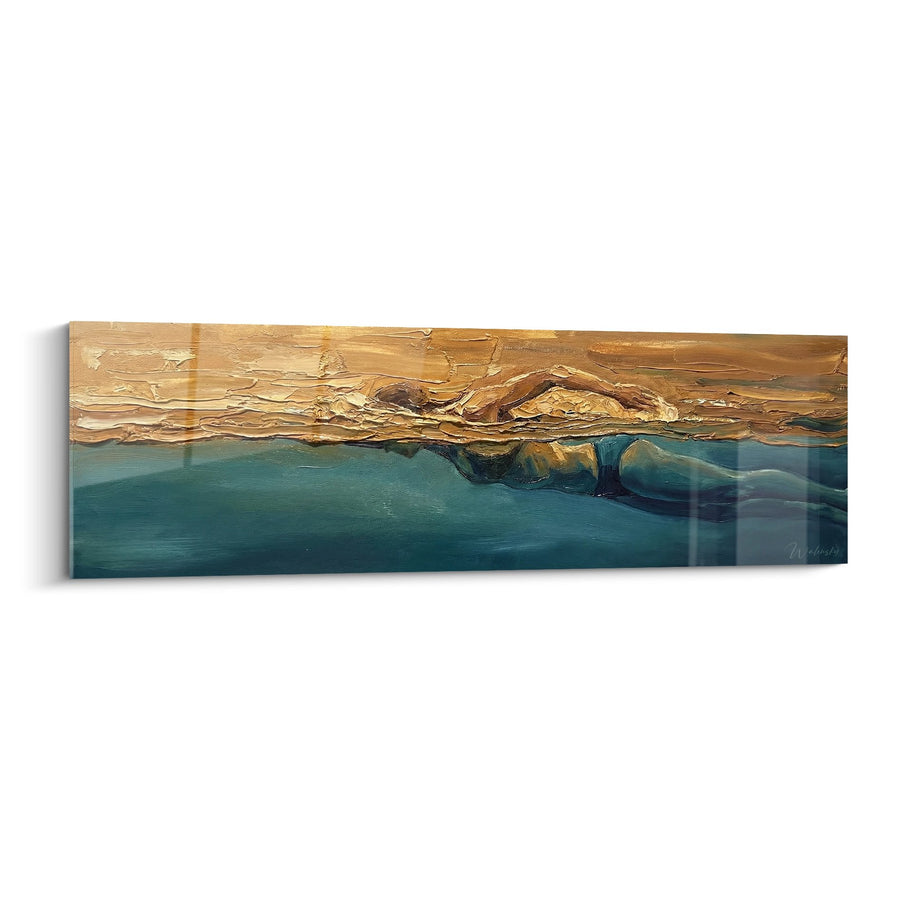 Tableau Natation Sous-Marine - Plongée Abstraite - Edition Natation