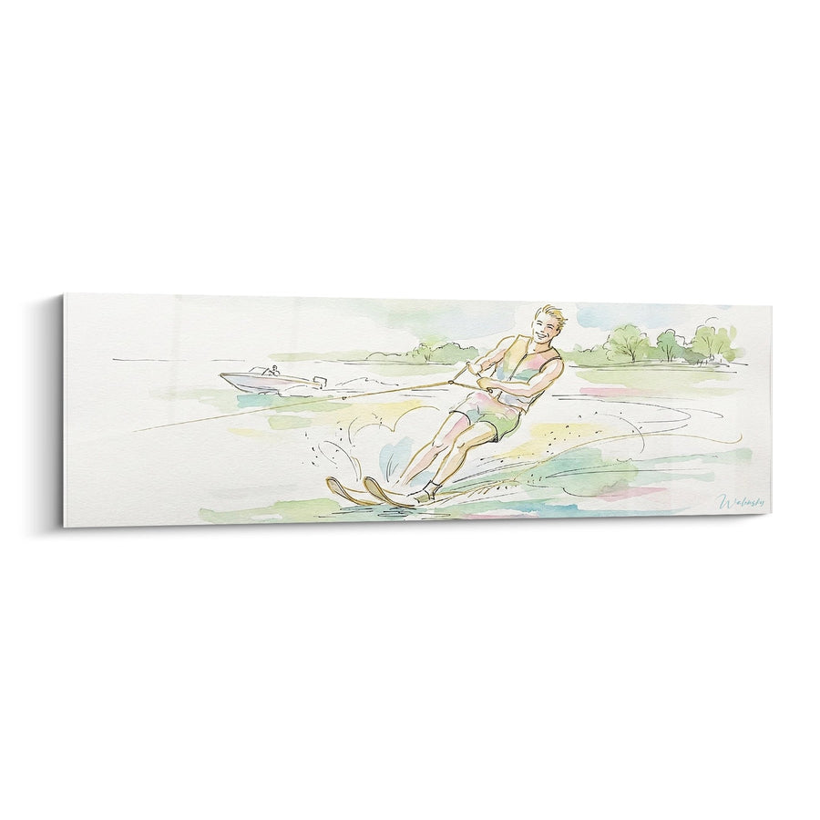 Tableau Ski nautique - Glisse et Liberté - Edition Ski nautique