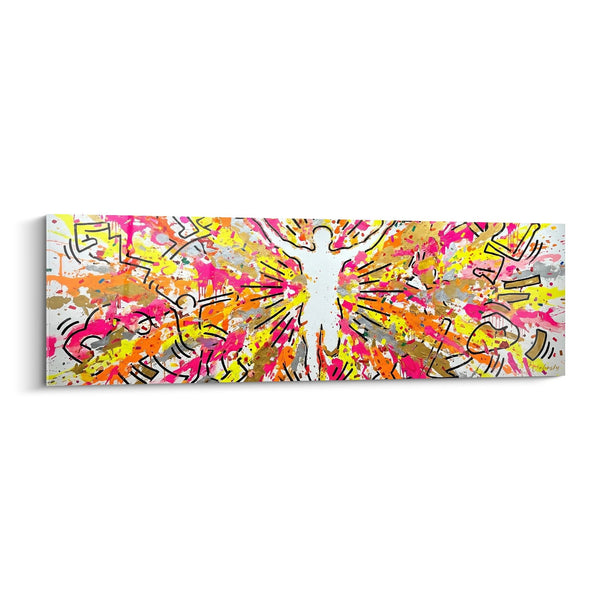 Tableau Coureur Explosion Colorée - Energie en Mouvement - Edition Course à pied