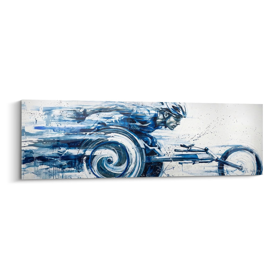Tableau Cycliste Paralympique - Vitesse Bleue - Edition Paralympique