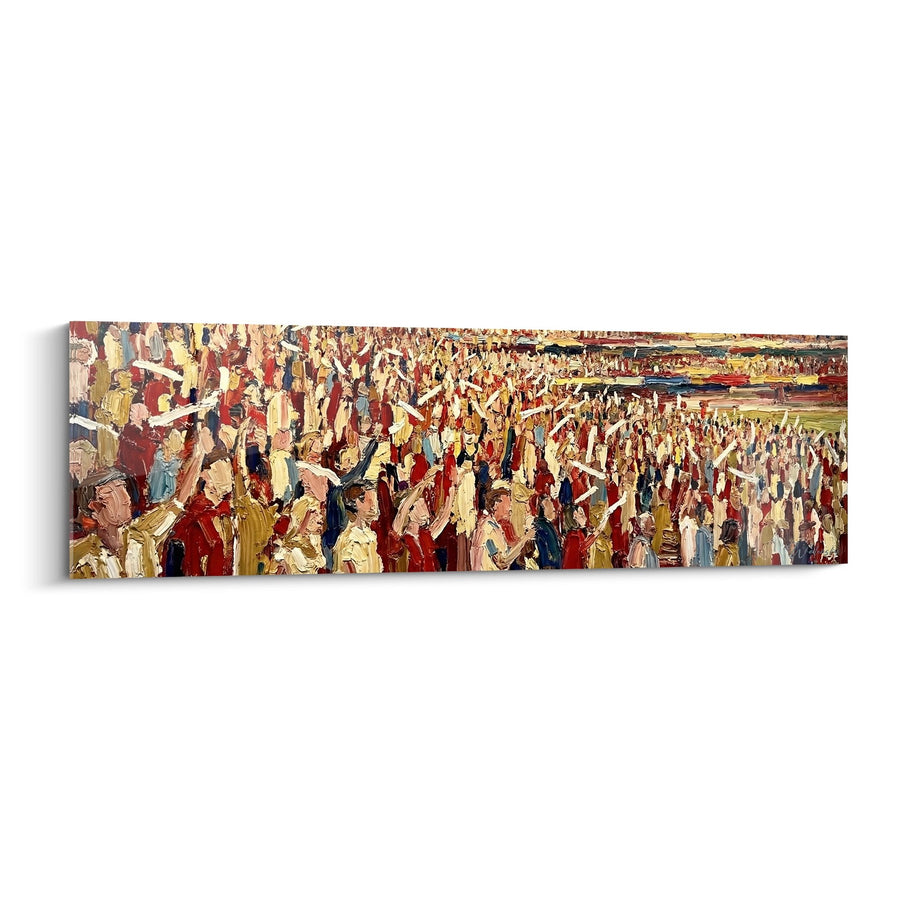 Tableau Foule de Supporters - Passion des Gradins - Edition Baseball