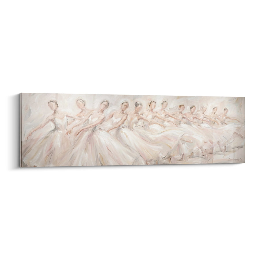 Tableau Ballerines en Tutu Blanc - Harmonie Ballet - Edition Danse