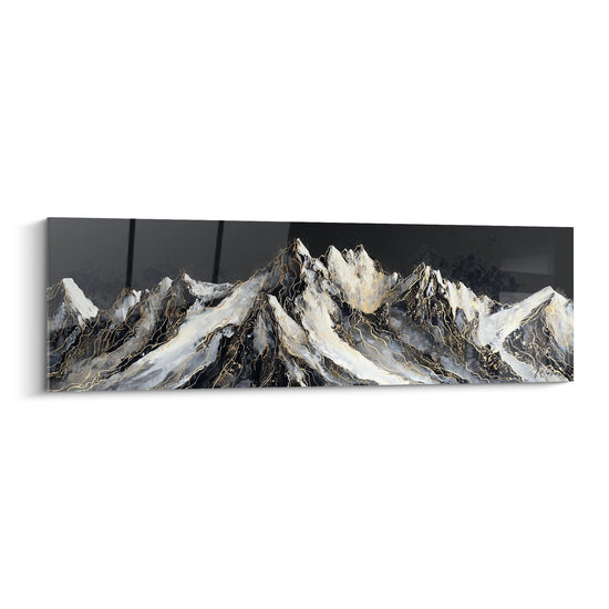 Panorama Bergentableau - Gouden Toppen - Editie Le Mont Blanc