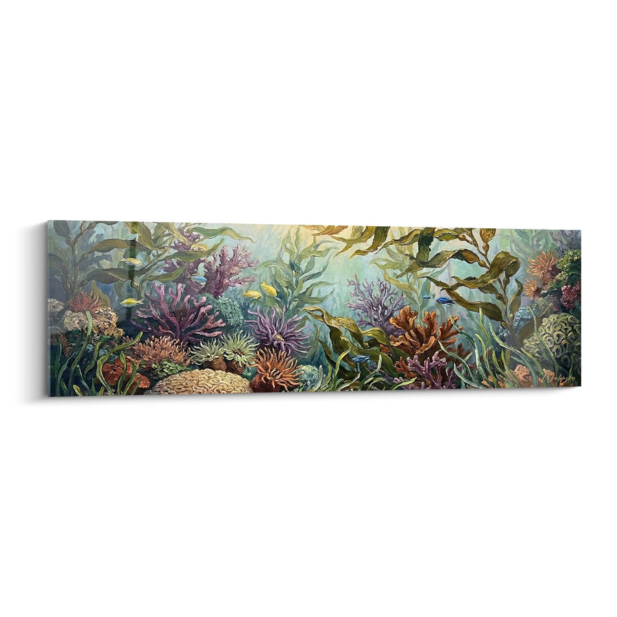 Tableau Récif Corallien - Jardin Sous-Marin Coloré - Edition plongée sous-marine
