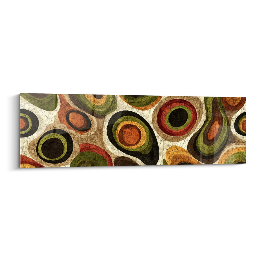 Tableau Cercles Colorés - Mosaïque Tribale - Edition Africain abstrait