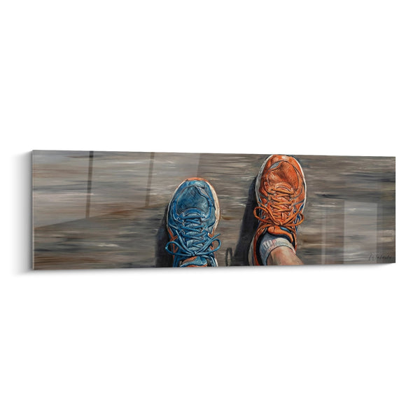 Tabella Scarpe da Corsa - Duo di Corridori - Edizione Corsa a Piedi