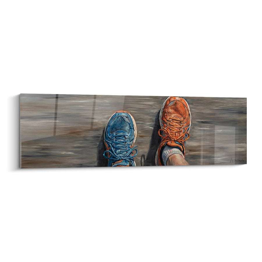 Tableau Chaussures de Running - Duo de Coureurs - Edition Course à pied