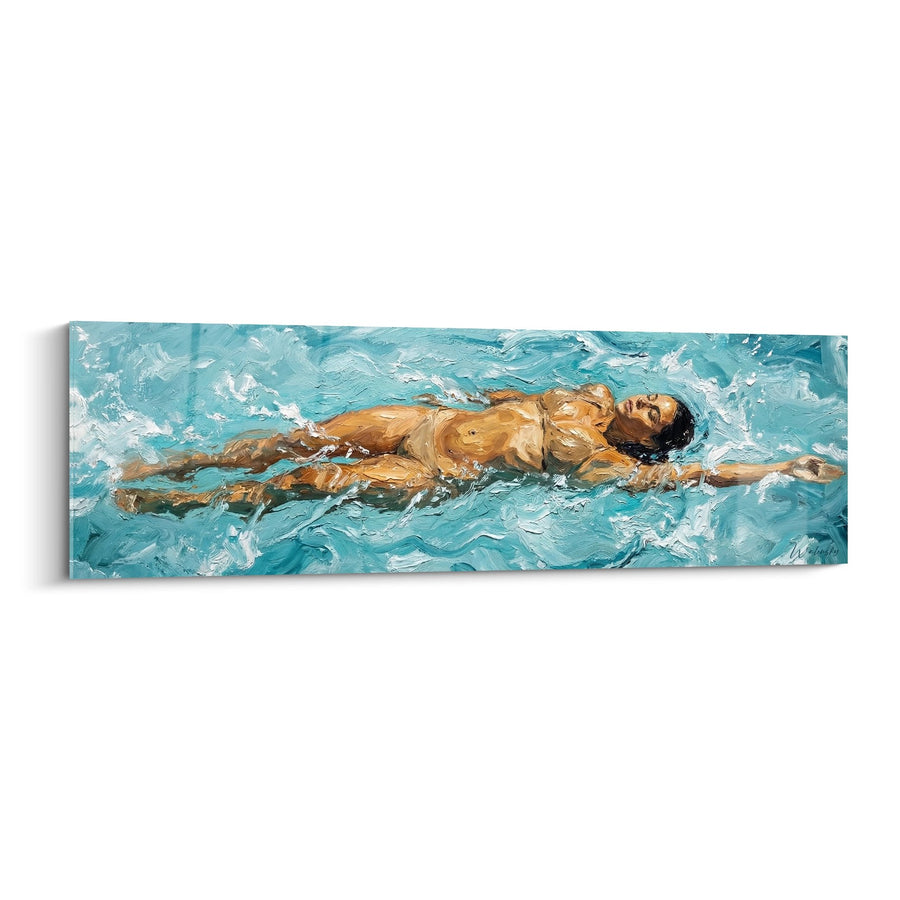 Tableau Nageur en Mouvement - Liberté Aquatique - Edition Natation