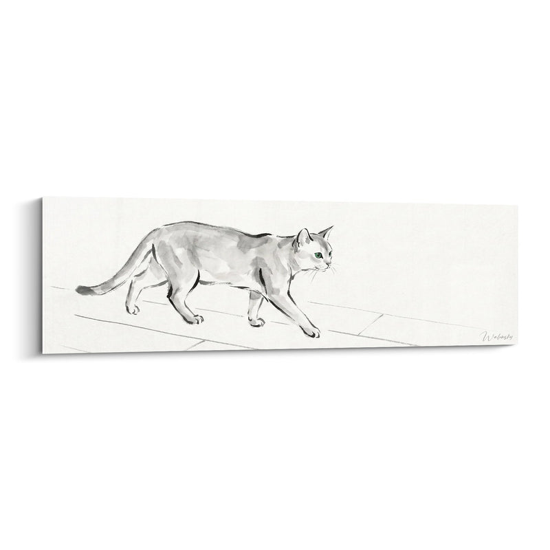 Tableau Chat en Mouvement - Grâce Féline - Edition chat Burmilla