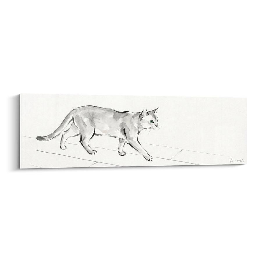 Tableau Chat en Mouvement - Grâce Féline - Edition chat Burmilla