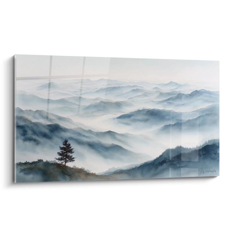 Tableau Paysage Montagneux - Brume Matinale - Edition Pyrénées