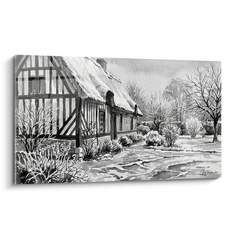 Chaumière Normanda di Tableau - Inverno in Pays d'Auge - Edizione Normandia