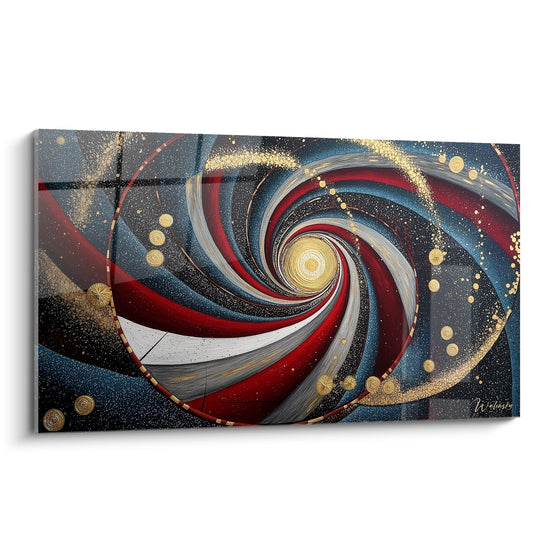 Cosmic Spiral Painting - Celestial Whirlwind - Circus Edition