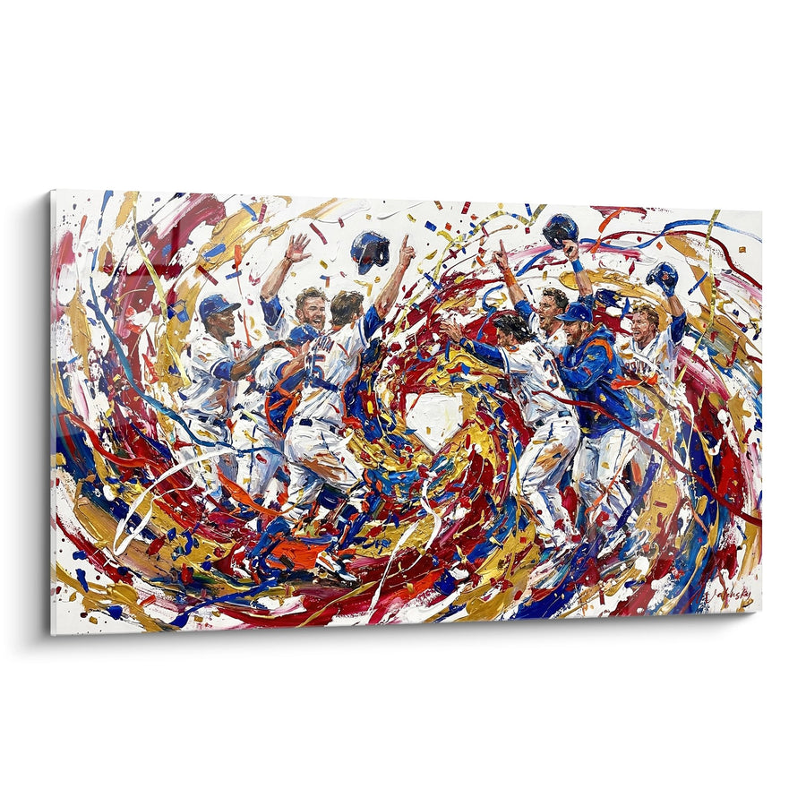 Tableau Célébration Baseball - Explosion de Joie - Edition Baseball