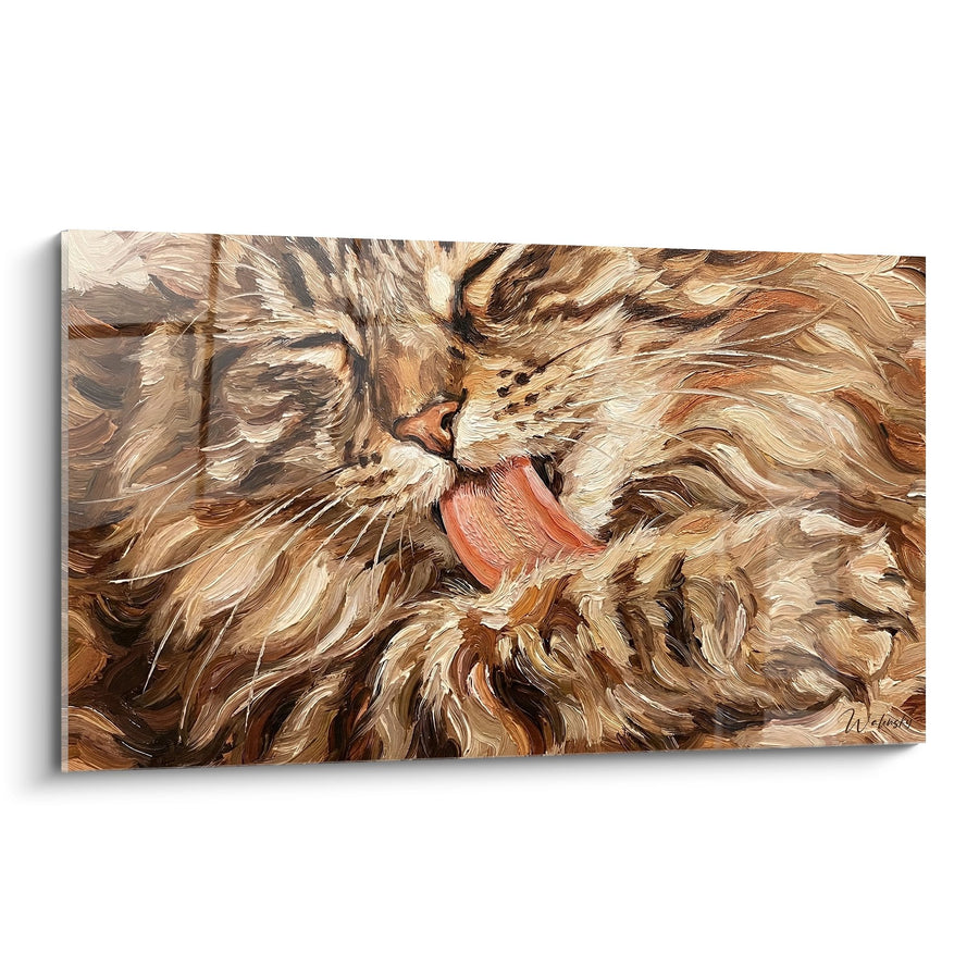 Tableau Chat Ragamuffin Endormi - Douceur Féline - Edition chat Ragamuffin