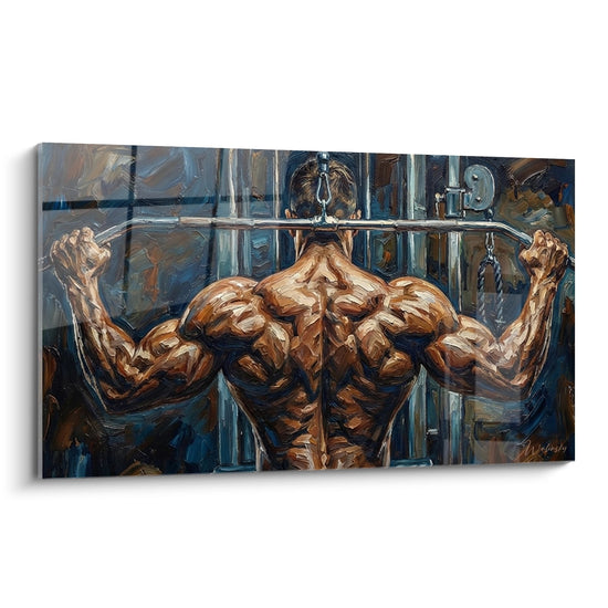 Allenamento Bodybuilder Tableau - Forza e Determinazione - Edizione Muscolatura